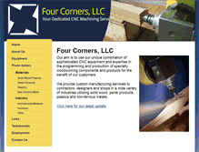 Tablet Screenshot of four-corners-cnc.com